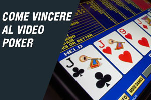come vincere al video poker