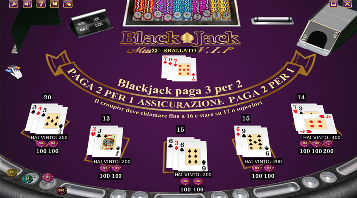 blackjack demo vip