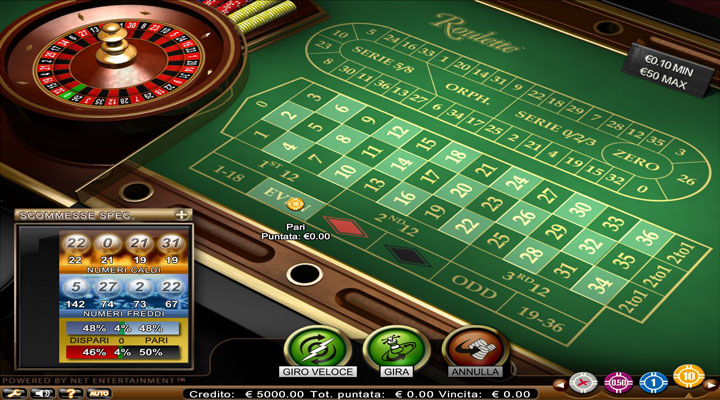 roulette pari