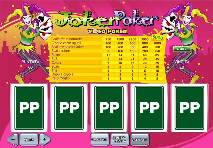 video poker joker poker