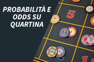 Probabilità e odds su quartina