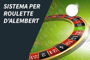 Sistema per roulette D'Alembert