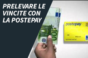 Prelevare le vincite con la Postepay