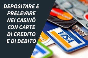 Depositare e prelevare credito/debito