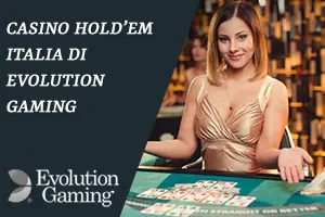 Casino Hold’em Italia di Evolution Gaming